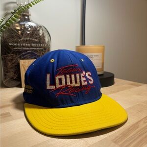 Team Lowe's Racing Blue and Yellow Cap